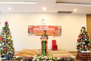 Natal Bersama Puskesmas Oesapa Diharapkan Terpancar Kasih Dan Solidaritas Antar Sesama Untuk Memperkokoh Rasa Kebersamaan
